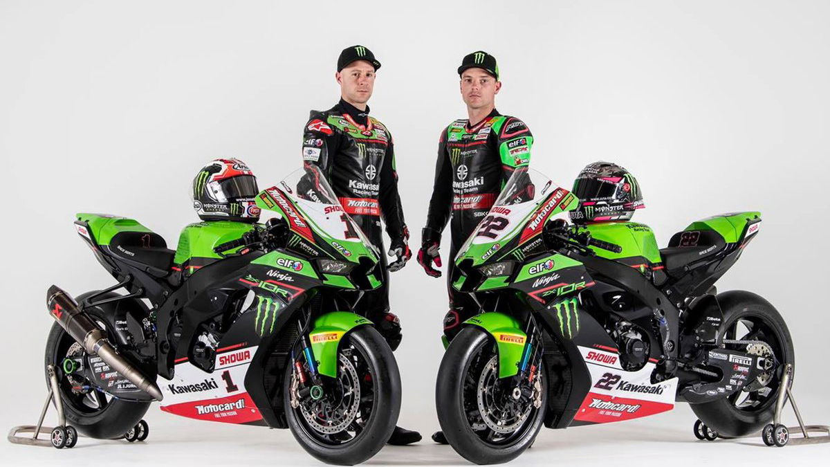 FOTO: Jonathan Rea dan Alex Lowes Perkenalkan Ninja ZX-10RR 2021
